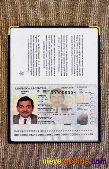 Argentina passport 2012-present photolook